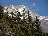 06 Pisang Peak Up Ahead From Nar Phu Khola Gorge On The Way To Dharamsala 